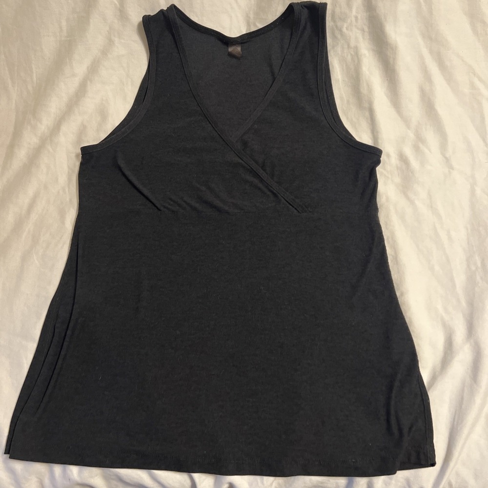 Beyond the Bump Nursing Tank Tops Black S by Beyond Yoga